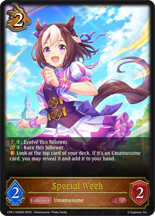 Special Week, CP01: Umamusume: Pretty Derby CP01-040EN