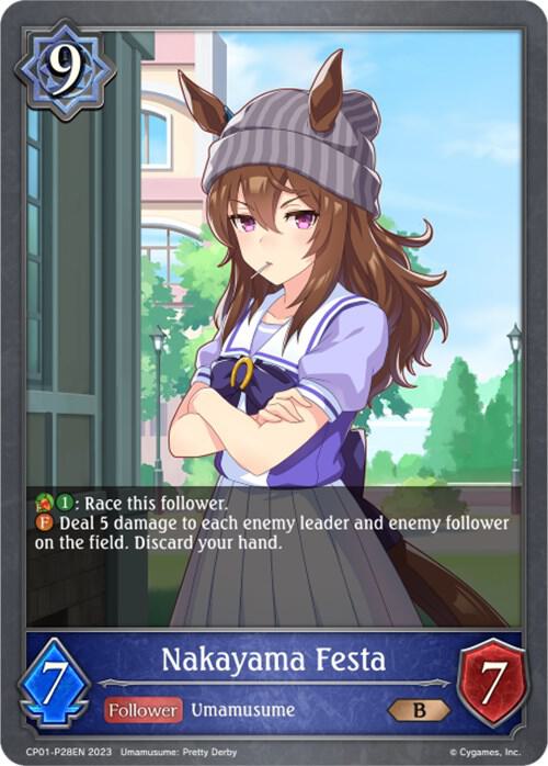 Nakayama Festa - P28EN (Foil), CP01: Umamusume: Pretty Derby CP01-P28EN