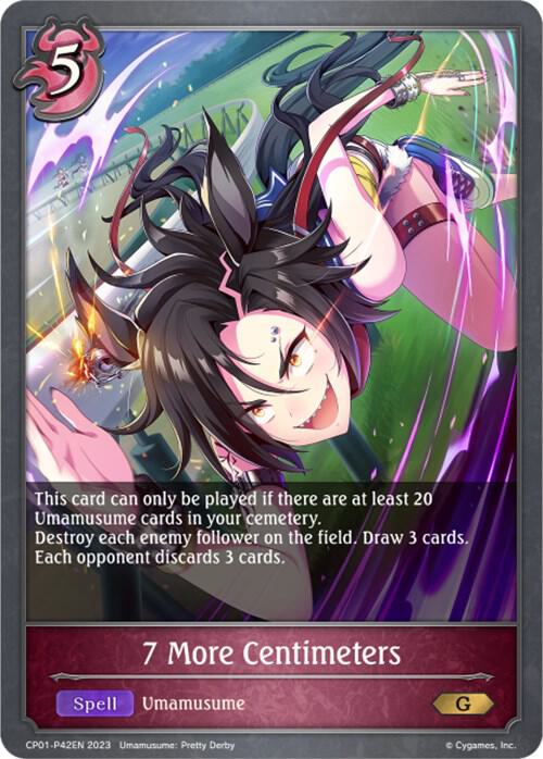 7 More Centimeters - P42EN (Foil), CP01: Umamusume: Pretty Derby CP01-P42EN