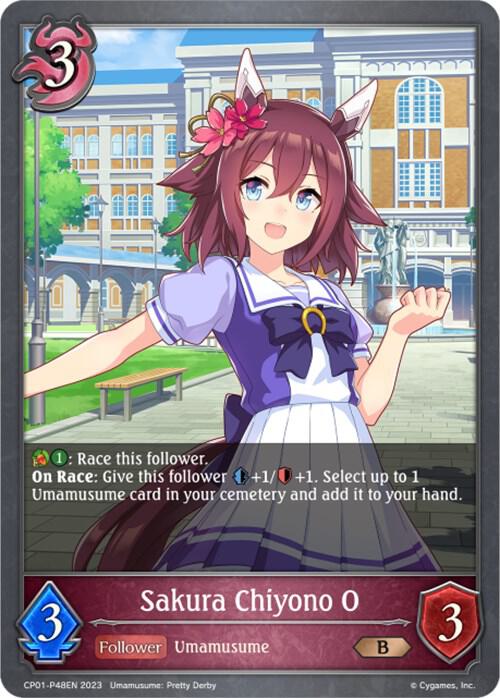 Sakura Chiyono O - P48EN (Foil), CP01: Umamusume: Pretty Derby CP01-P48EN