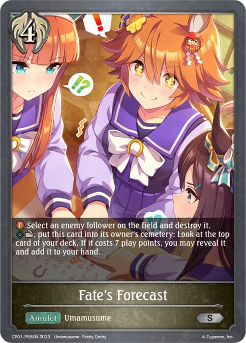 Fate's Forecast - P55EN (Foil), CP01: Umamusume: Pretty Derby CP01-P55EN