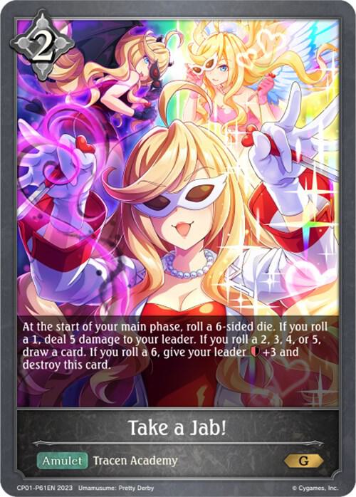 Take a Jab! - P61EN (Foil), CP01: Umamusume: Pretty Derby CP01-P61EN