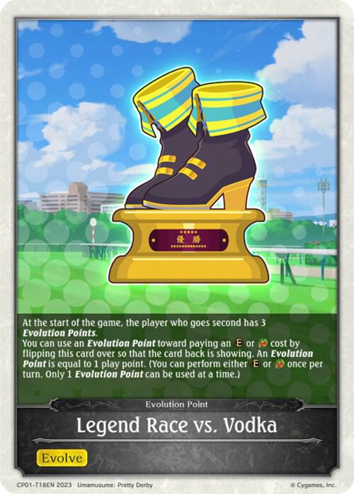 Legend Race vs. Vodka, CP01: Umamusume: Pretty Derby CP01-T18EN