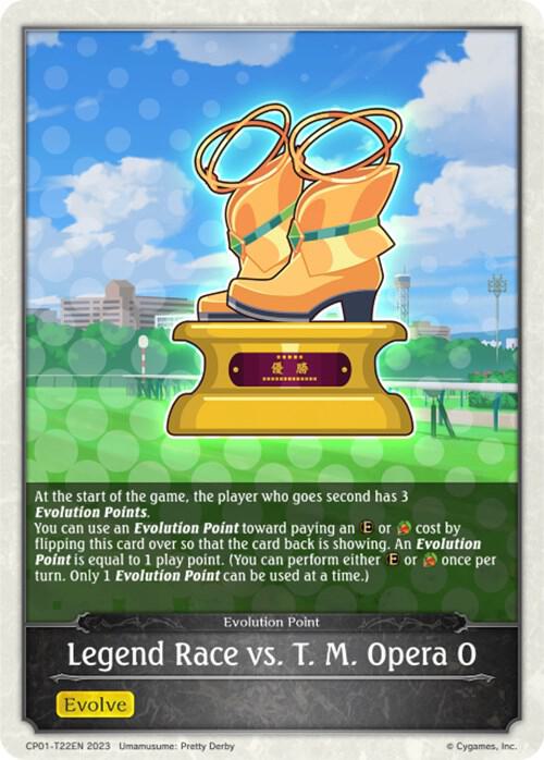 Legend Race vs. T. M. Opera O, CP01: Umamusume: Pretty Derby CP01-T22EN