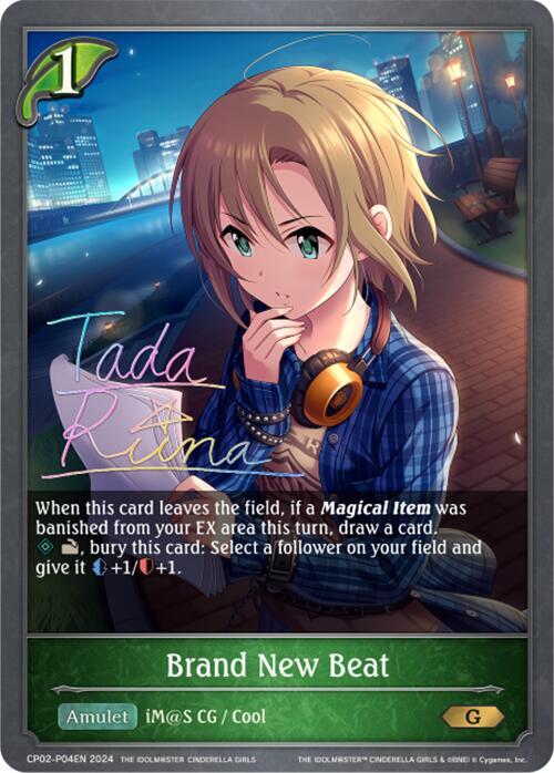 Brand New Beat - P04EN (Foil), CP02: THE IDOLM@STER CINDERELLA GIRLS CP02-P04EN