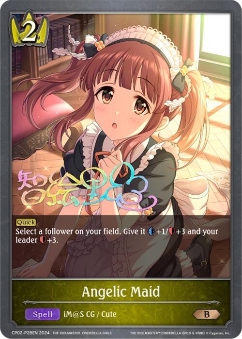 Angelic Maid - P28EN (Foil), CP02: THE IDOLM@STER CINDERELLA GIRLS CP02-P28EN