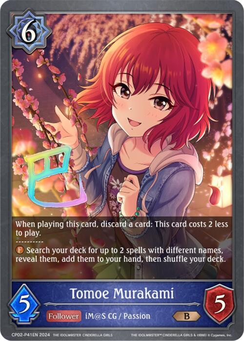 Tomoe Murakami - P41EN (Foil), CP02: THE IDOLM@STER CINDERELLA GIRLS CP02-P41EN