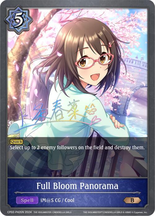 Full Bloom Panorama - P42EN (Foil), CP02: THE IDOLM@STER CINDERELLA GIRLS CP02-P42EN