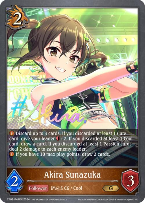 Akira Sunazuka - P44EN (Foil), CP02: THE IDOLM@STER CINDERELLA GIRLS CP02-P44EN