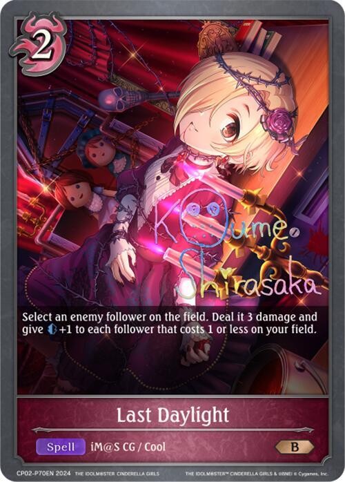 Last Daylight - P70EN (Foil), CP02: THE IDOLM@STER CINDERELLA GIRLS CP02-P70EN