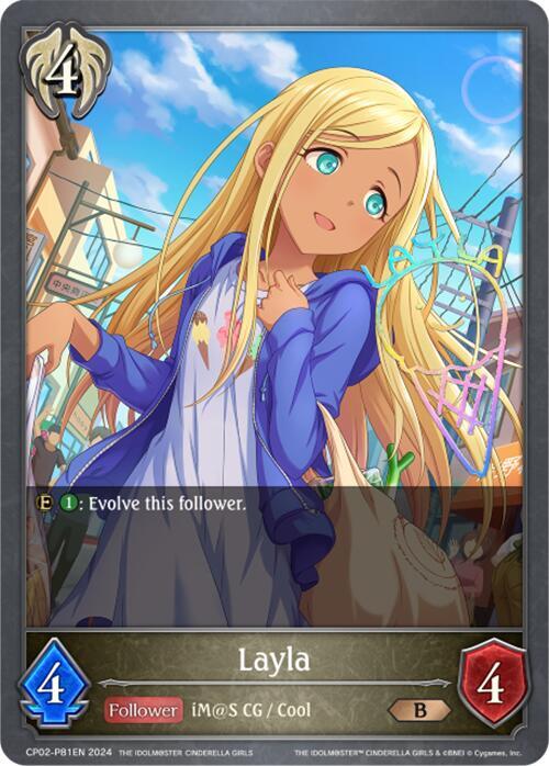 Layla - P81EN (Foil), CP02: THE IDOLM@STER CINDERELLA GIRLS CP02-P81EN
