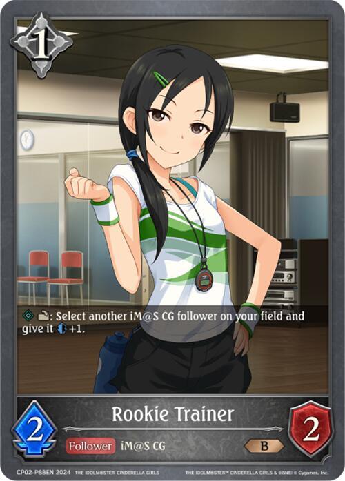 Rookie Trainer - P88EN (Foil), CP02: THE IDOLM@STER CINDERELLA GIRLS CP02-P88EN
