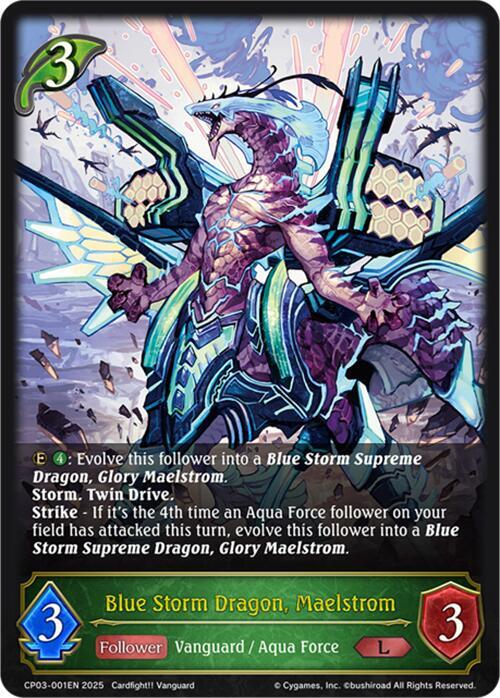 Blue Storm Dragon, Maelstrom, CP03: Cardfight!! Vanguard CP03-001EN