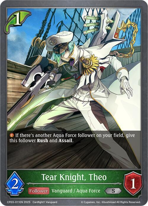 Tear Knight, Theo, CP03: Cardfight!! Vanguard CP03-011EN