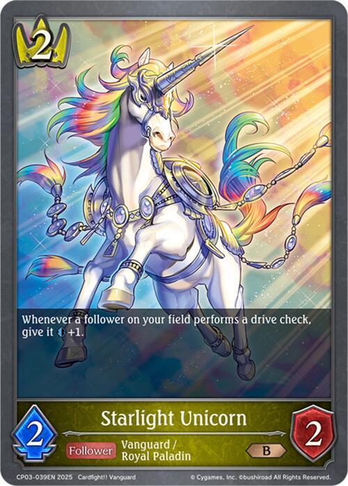 Starlight Unicorn, CP03: Cardfight!! Vanguard CP03-039EN