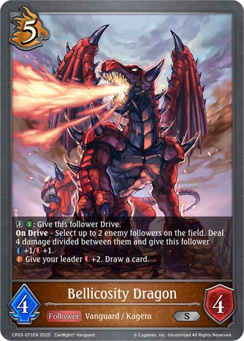 Bellicosity Dragon, CP03: Cardfight!! Vanguard CP03-071EN