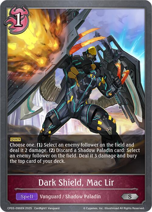 Dark Shield, Mac Lir, CP03: Cardfight!! Vanguard CP03-096EN