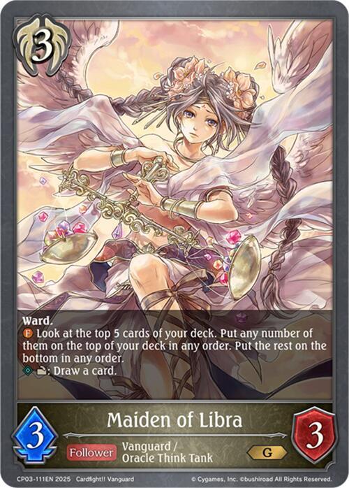 Maiden of Libra, CP03: Cardfight!! Vanguard CP03-111EN