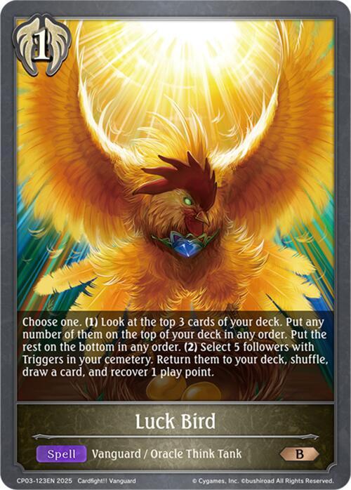 Luck Bird, CP03: Cardfight!! Vanguard CP03-123EN