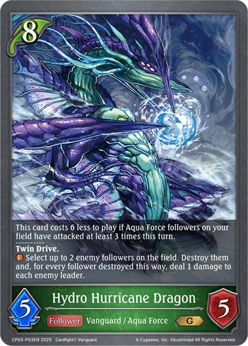 Hydro Hurricane Dragon - P03EN (Foil), CP03: Cardfight!! Vanguard CP03-P03EN