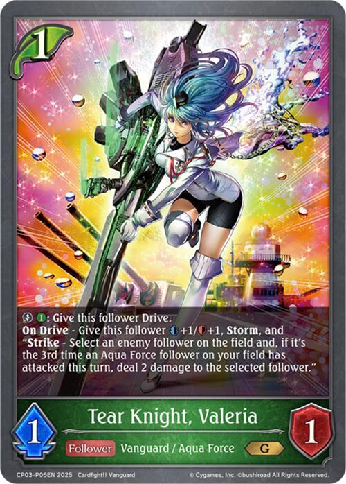Tear Knight, Valeria - P05EN (Foil), CP03: Cardfight!! Vanguard CP03-P05EN