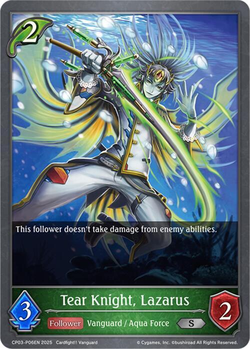 Tear Knight, Lazarus - P06EN (Foil), CP03: Cardfight!! Vanguard CP03-P06EN