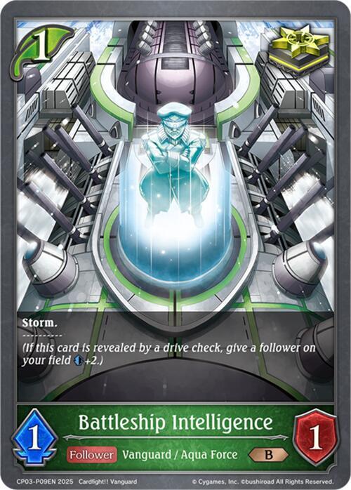 Battleship Intelligence - P09EN (Foil), CP03: Cardfight!! Vanguard CP03-P09EN