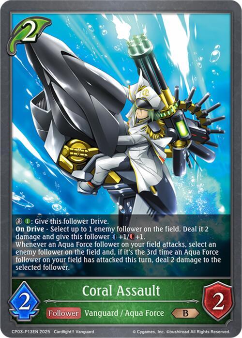 Coral Assault - P13EN (Foil), CP03: Cardfight!! Vanguard CP03-P13EN