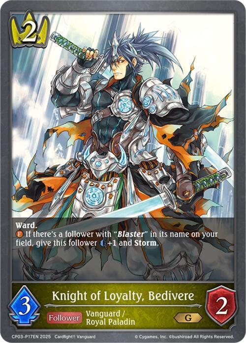 Knight of Loyalty, Bedivere - P17EN (Foil), CP03: Cardfight!! Vanguard CP03-P17EN