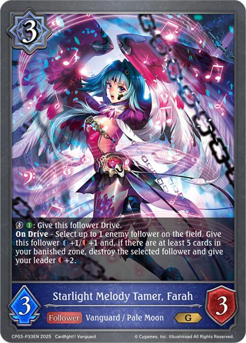 Starlight Melody Tamer, Farah - P33EN (Foil), CP03: Cardfight!! Vanguard CP03-P33EN