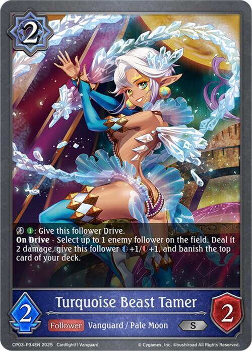 Turquoise Beast Tamer - P34EN (Foil), CP03: Cardfight!! Vanguard CP03-P34EN