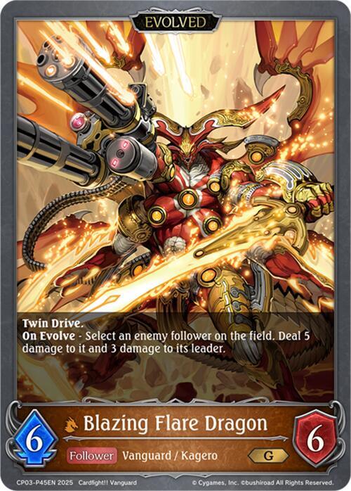 Blazing Flare Dragon - P45EN (Foil), CP03: Cardfight!! Vanguard CP03-P45EN