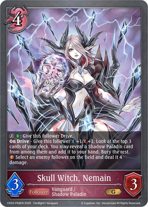 Skull Witch, Nemain - P58EN (Foil), CP03: Cardfight!! Vanguard CP03-P58EN