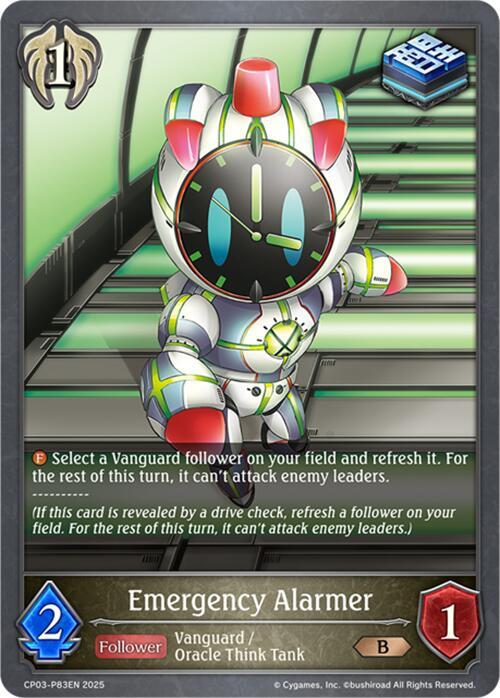 Emergency Alarmer - P83EN (Foil), CP03: Cardfight!! Vanguard CP03-P83EN