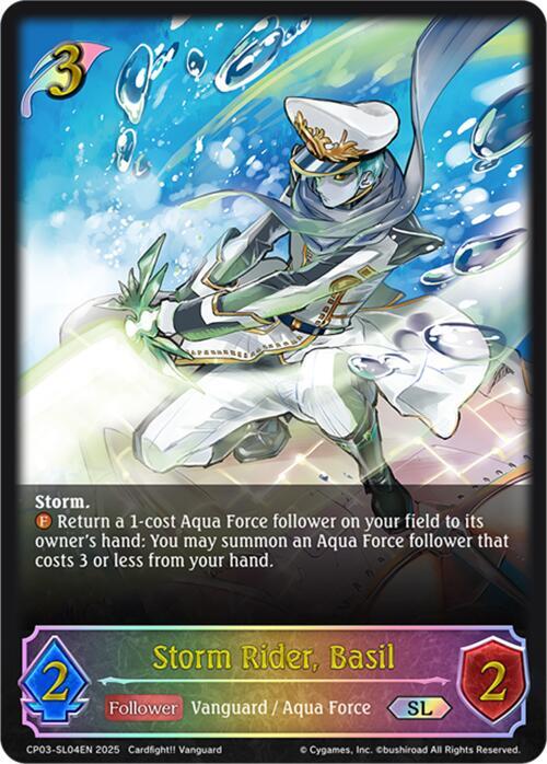 Storm Rider, Basil (SL), CP03: Cardfight!! Vanguard CP03-SL04EN
