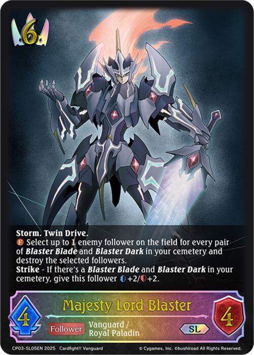 Majesty Lord Blaster (SL), CP03: Cardfight!! Vanguard CP03-SL05EN