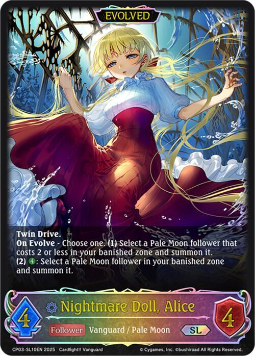 Nightmare Doll, Alice (Evolved)  (SL), CP03: Cardfight!! Vanguard CP03-SL10EN