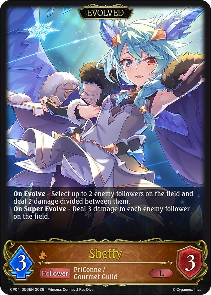 Sheffy (Evolved), CP04: Princess Connect! Re:Dive CP04-056EN