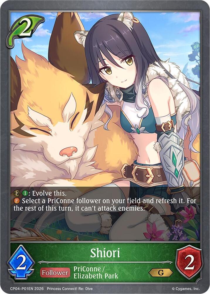 Shiori - P01EN (Foil), CP04: Princess Connect! Re:Dive CP04-P01EN
