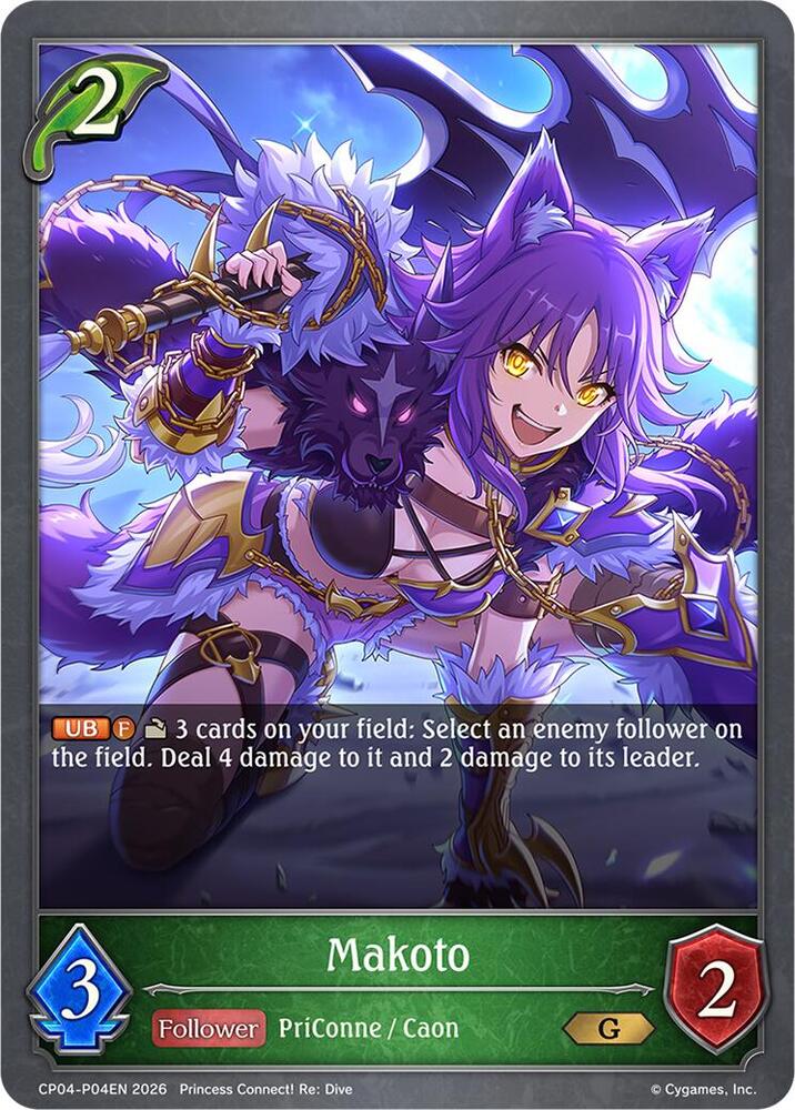 Makoto - P04EN (Foil), CP04: Princess Connect! Re:Dive CP04-P04EN