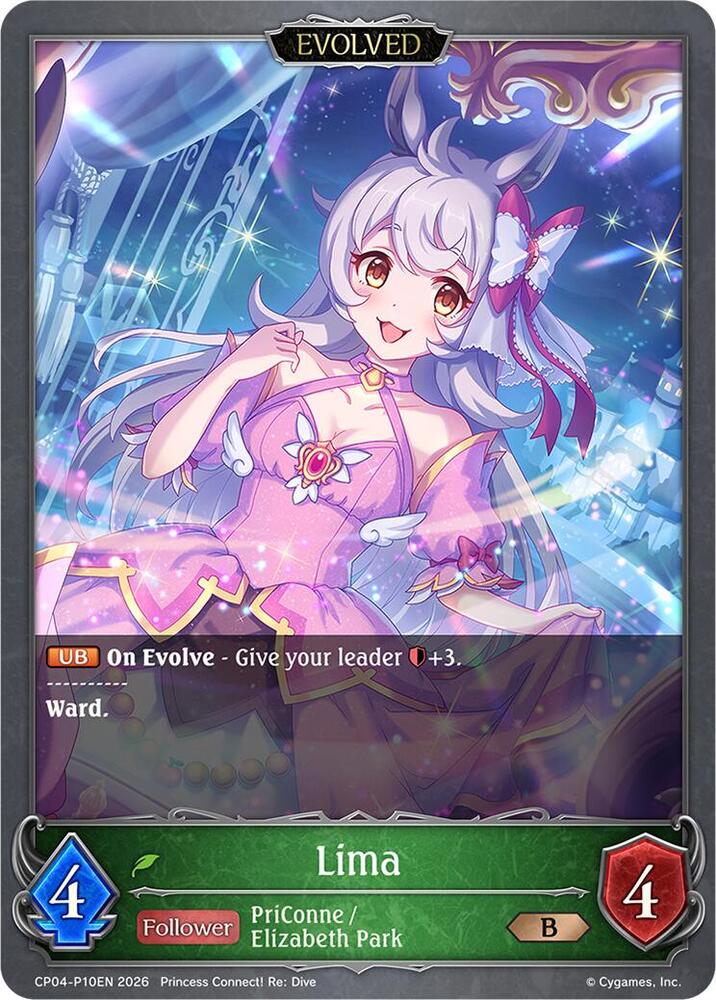Lima (Evolved) - P10EN (Foil), CP04: Princess Connect! Re:Dive CP04-P10EN