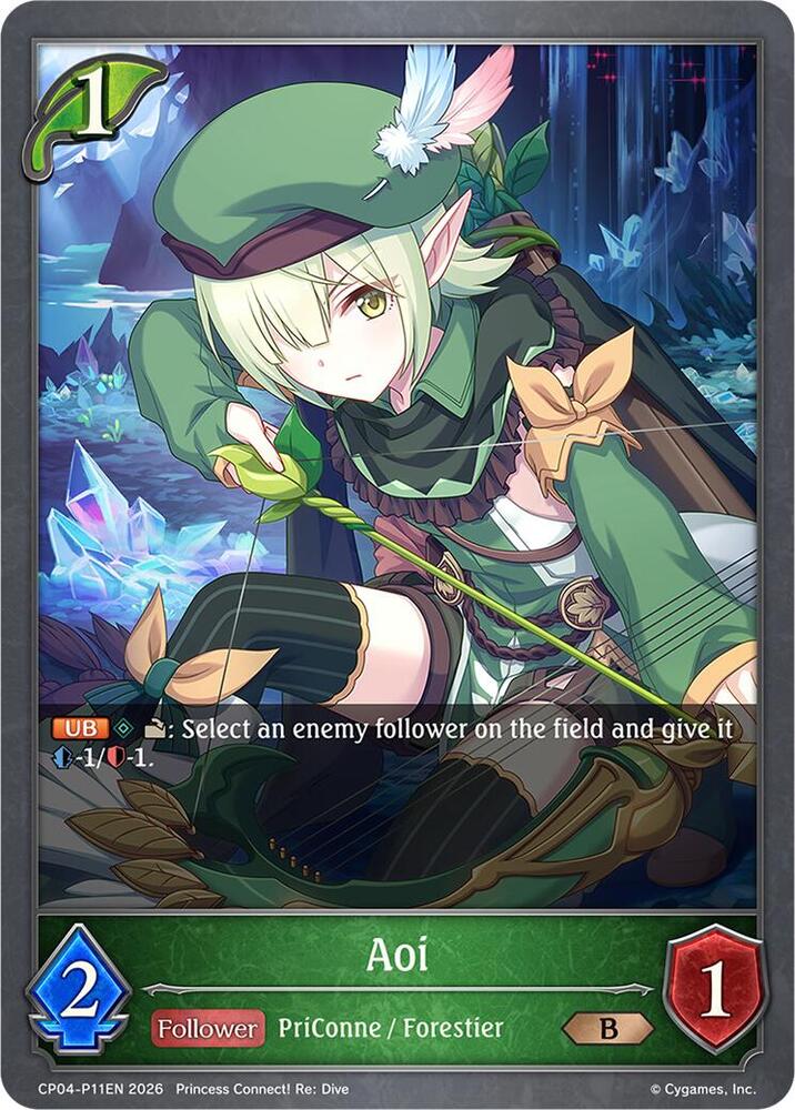 Aoi - P11EN (Foil), CP04: Princess Connect! Re:Dive CP04-P11EN