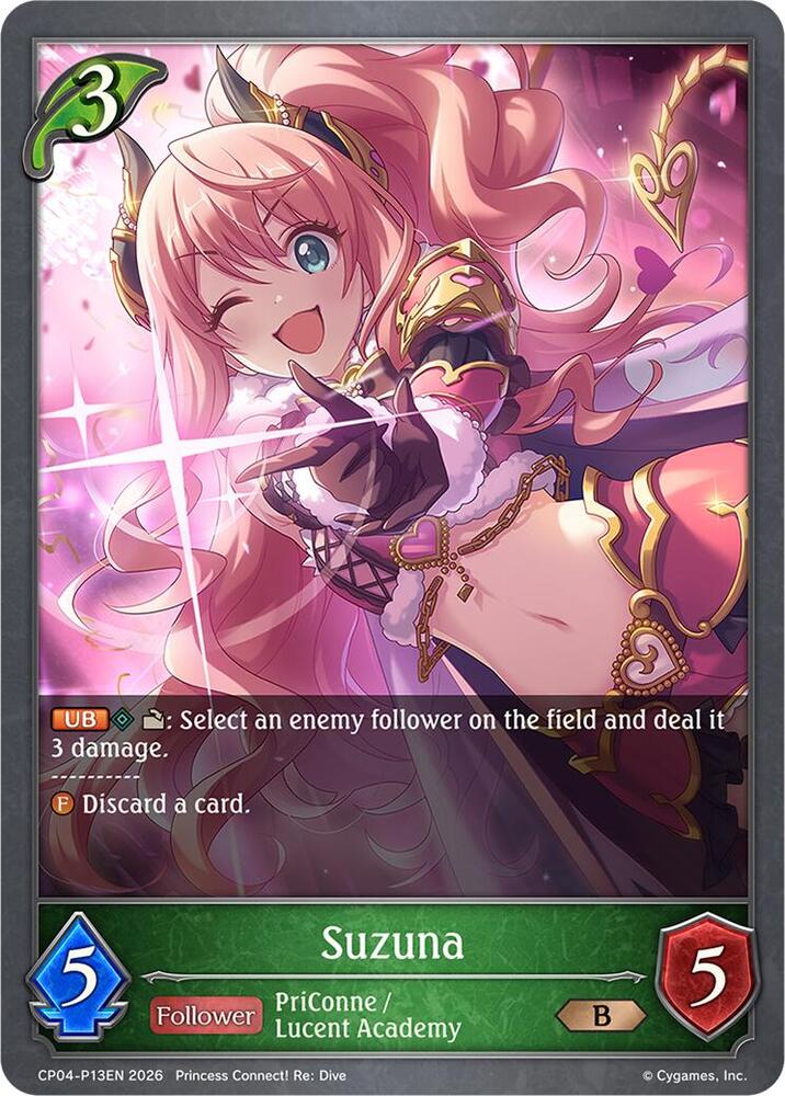 Suzuna - P13EN (Foil), CP04: Princess Connect! Re:Dive CP04-P13EN