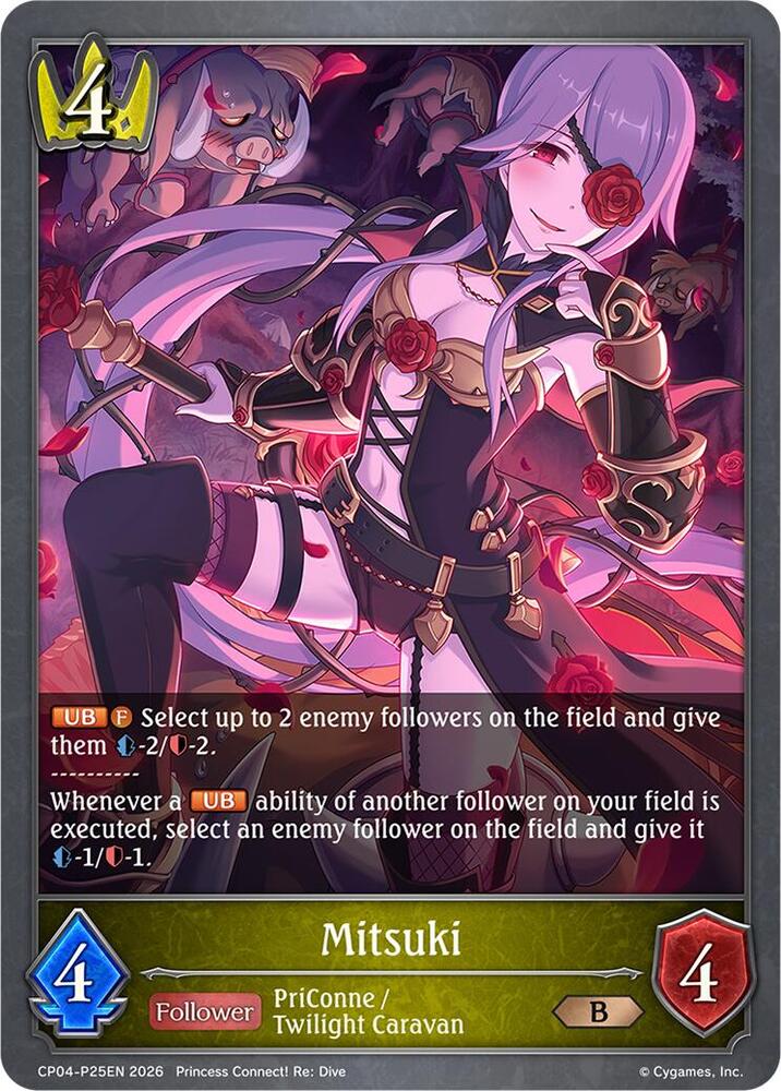 Mitsuki - P25EN (Foil), CP04: Princess Connect! Re:Dive CP04-P25EN