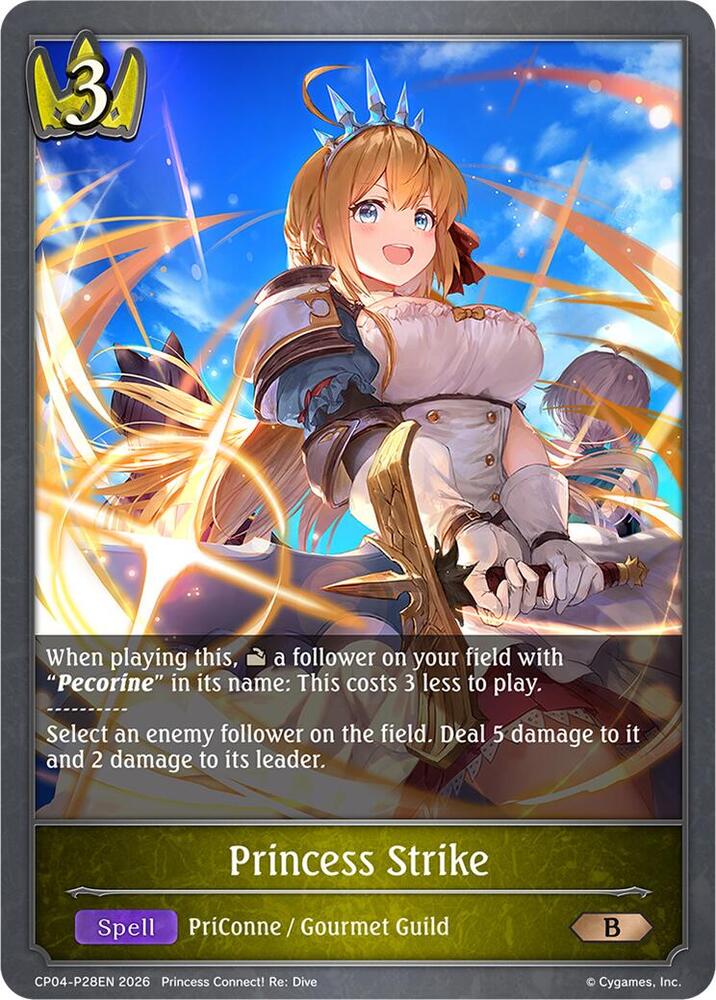 Princess Strike - P28EN (Foil), CP04: Princess Connect! Re:Dive CP04-P28EN