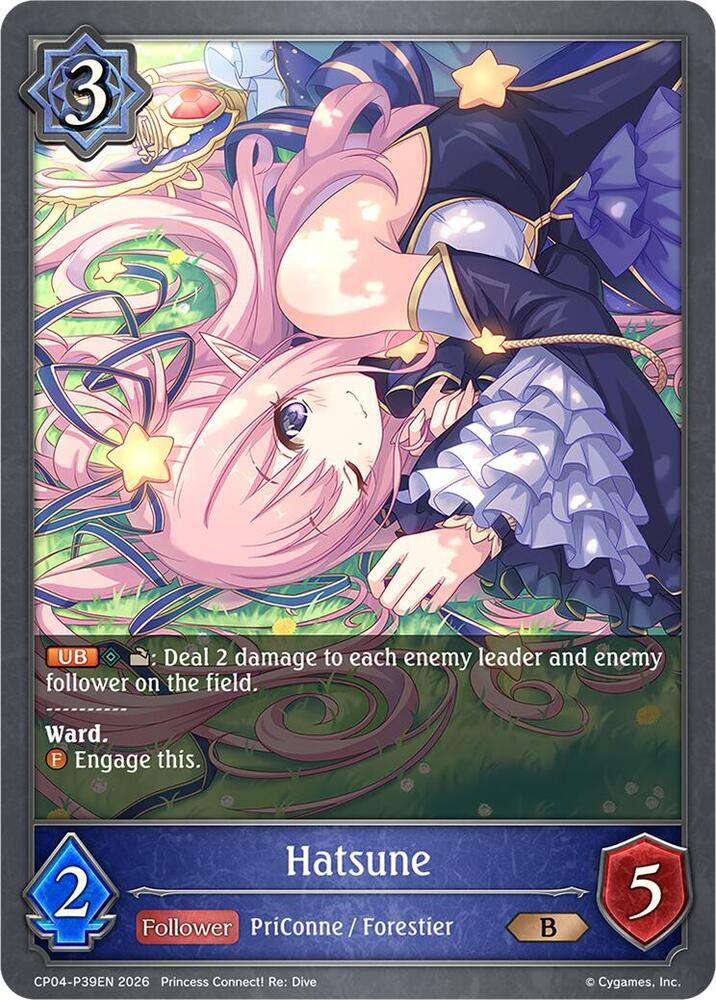 Hatsune - P39EN (Foil), CP04: Princess Connect! Re:Dive CP04-P39EN