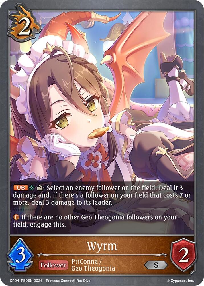 Wyrm - P50EN (Foil), CP04: Princess Connect! Re:Dive CP04-P50EN
