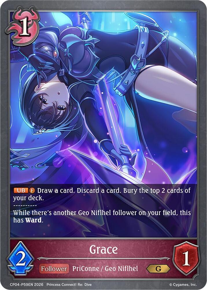 Grace - P59EN (Foil), CP04: Princess Connect! Re:Dive CP04-P59EN