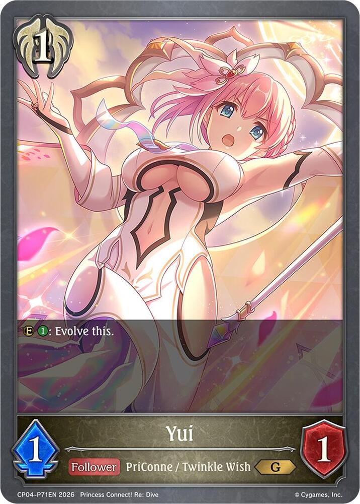 Yui - P71EN (Foil), CP04: Princess Connect! Re:Dive CP04-P71EN