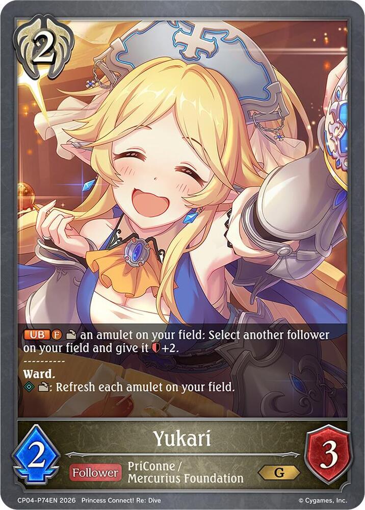 Yukari - P74EN (Foil), CP04: Princess Connect! Re:Dive CP04-P74EN